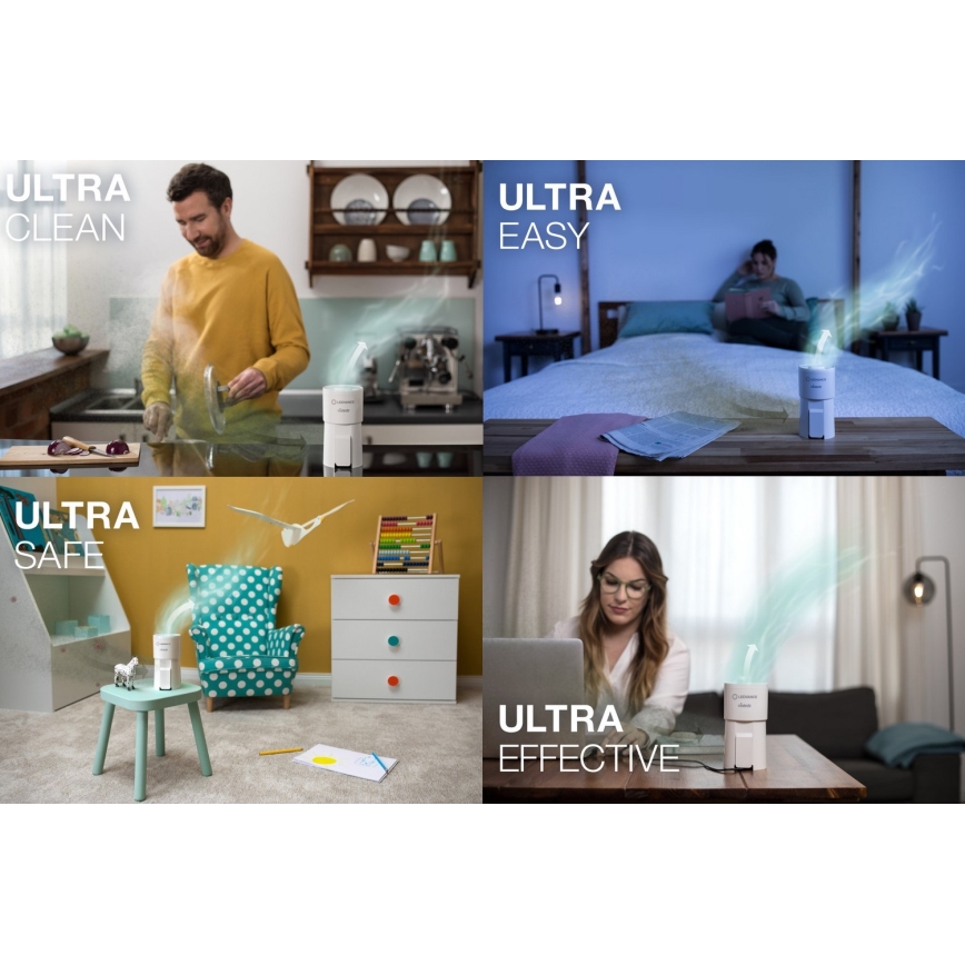 Ledvance - Bärbar för luftrenare med HEPA-Filter PURIFIER UVC/4,5W/5V USB