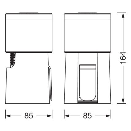 Ledvance - Bärbar för luftrenare med HEPA-Filter PURIFIER UVC/4,5W/5V USB