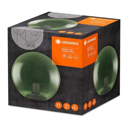 Ledvance - Bordslampa BUBBLE 1xE27/40W/230V grön