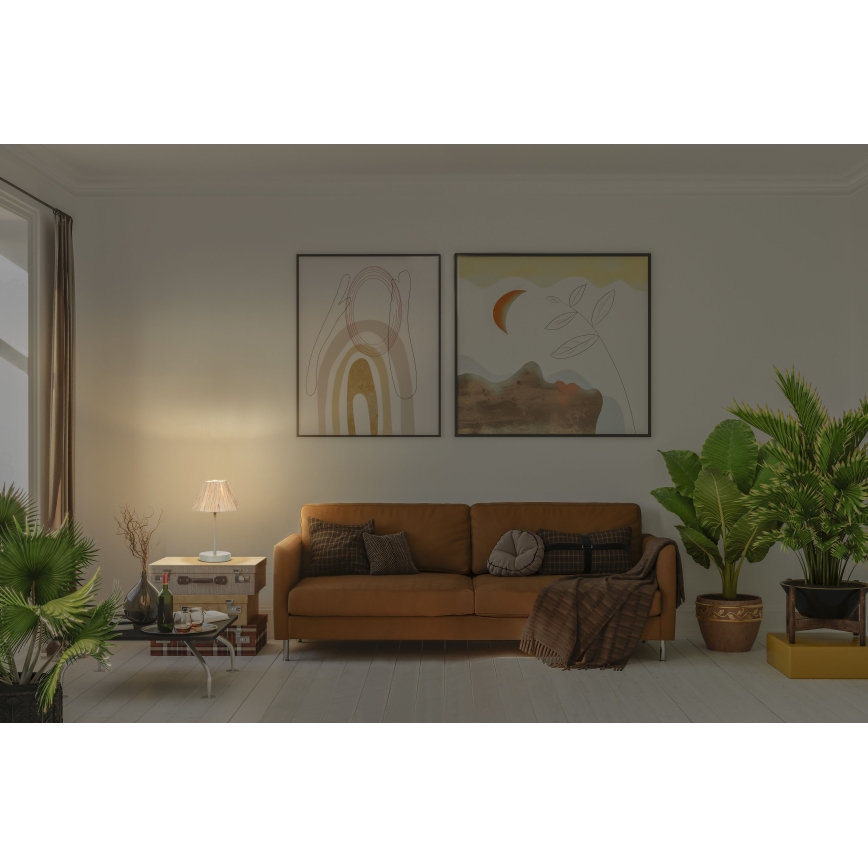 Ledvance - Bordslampa DECOR RAFFIA 1xE27/15W/230V raffiabaster