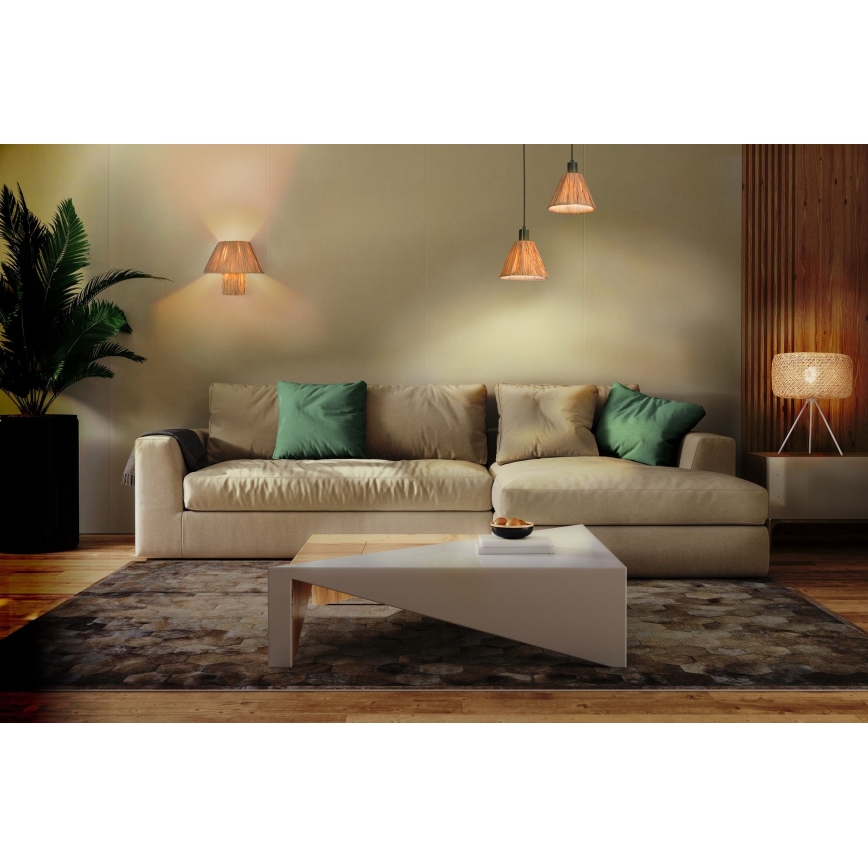 Ledvance - Bordslampa DECOR RAFFIA 1xE27/15W/230V raffiabaster