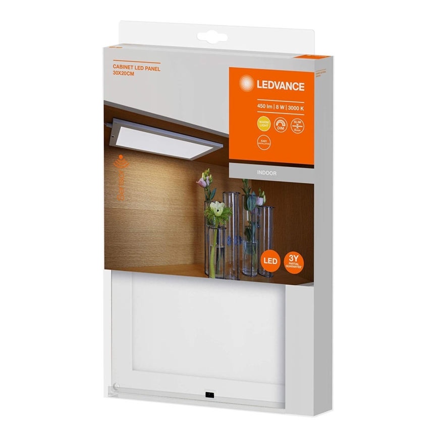 Ledvance - Dimbart LED-underskåpsarmatur med sensor CABINET LED/8W/230V 3000K