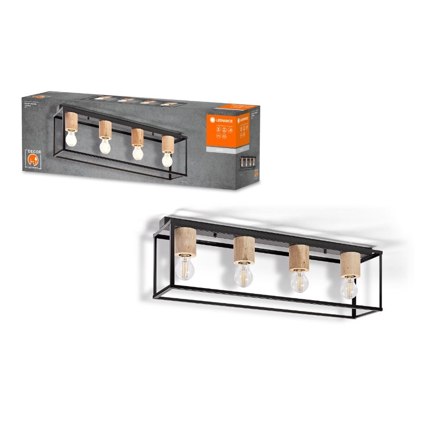 Ledvance - Fäst ljuskrona DECOR 4xE27/15W/230V