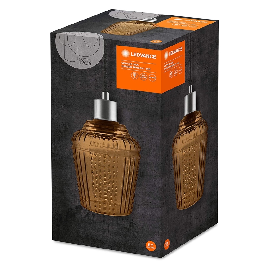 Ledvance - Hängande lampa JAR 1xE27/40W/230V orange