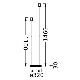 Ledvance - Lampstativ DECOR STICK 2xE27/40W/230V antracit