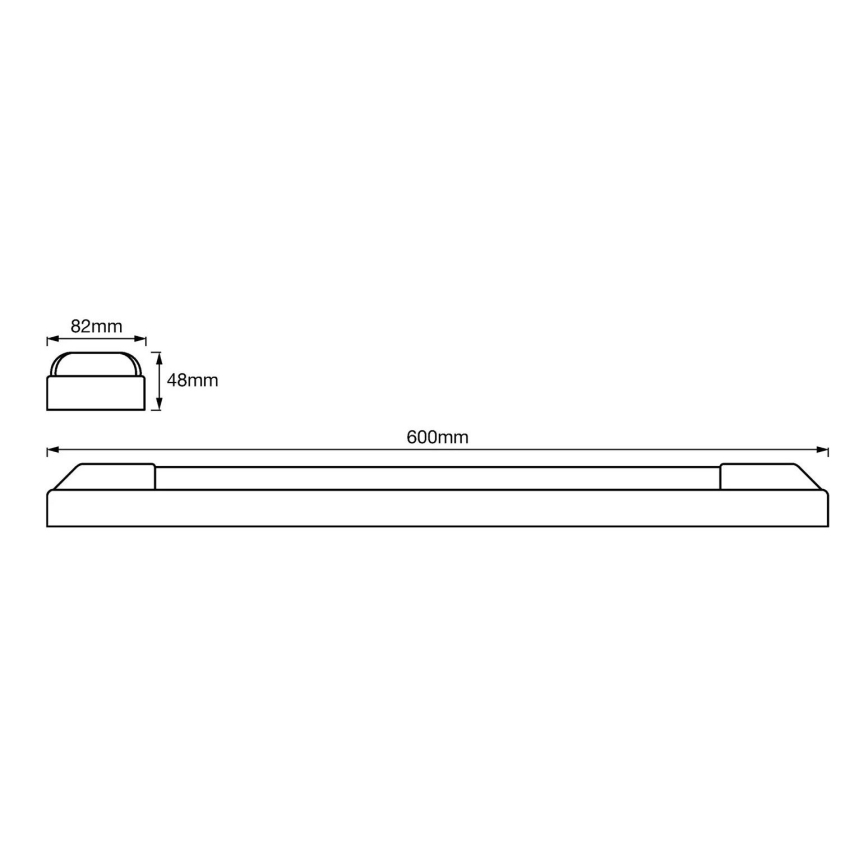 Ledvance - LED betoningsljus POWER BATTEN 2xLED/12W/230V 4000K