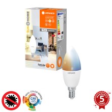 Ledvance - LED Dimbar antibakteriell glödlampa SUN@HOME B40 E14/4,9W/230V Wi-Fi CRI 95 2200-5000K