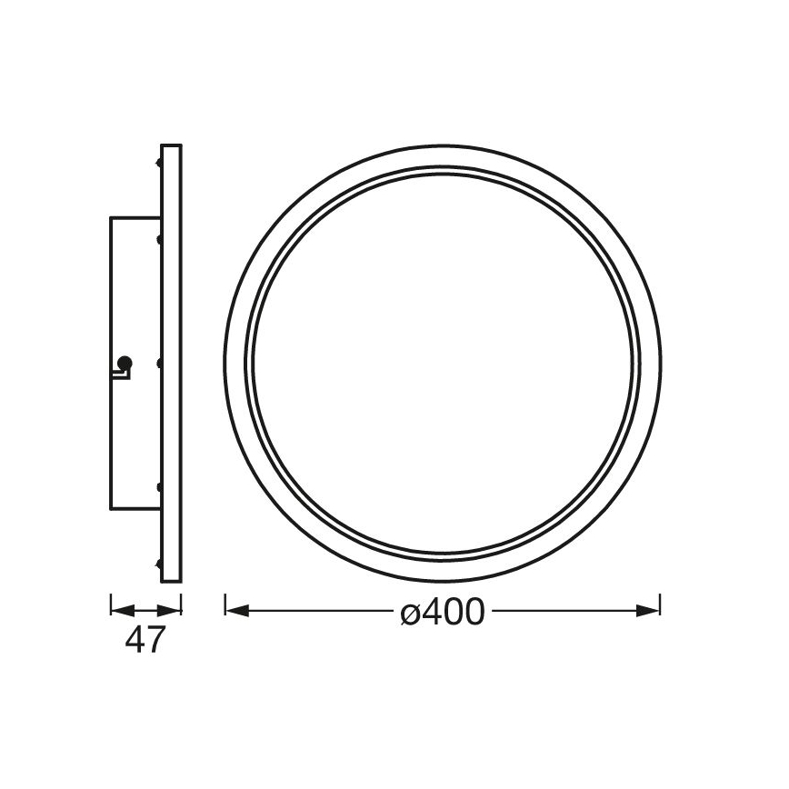Ledvance - LED Dimbar badrumslampa DISC LED/25W/230V 3000-6500K Wi-Fi IP44
