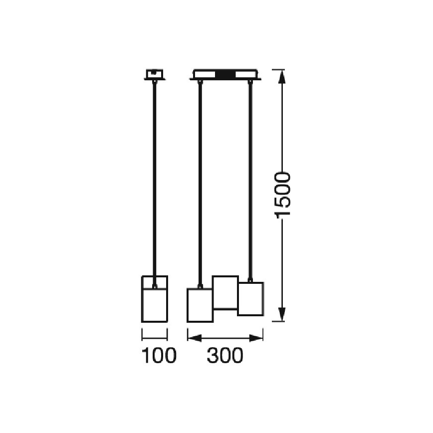 Ledvance - LED Dimbar ljuskrona med upphängning DECOR WOOD 3xLED/7W/230V Wi-Fi