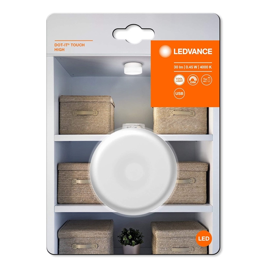 Ledvance - LED dimbar orienteringslampa DOT-IT LED/0,45W/5V 500 mAh