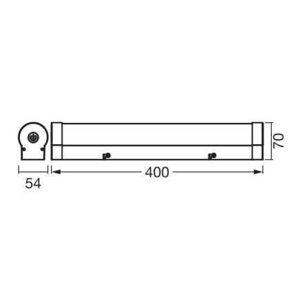 Ledvance - LED Ljusreglerad beröring spegel belysning ORBIS TUBE LED/9W/230V 40 cm 3000/4000K IP44