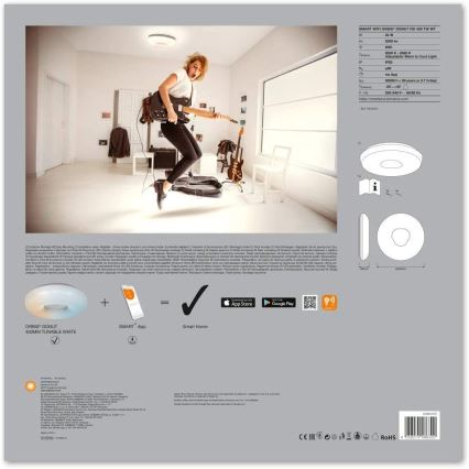 Ledvance - LED Dimbar Takbelysning SMART+ DONUT LED/24W/230V Wi-Fi