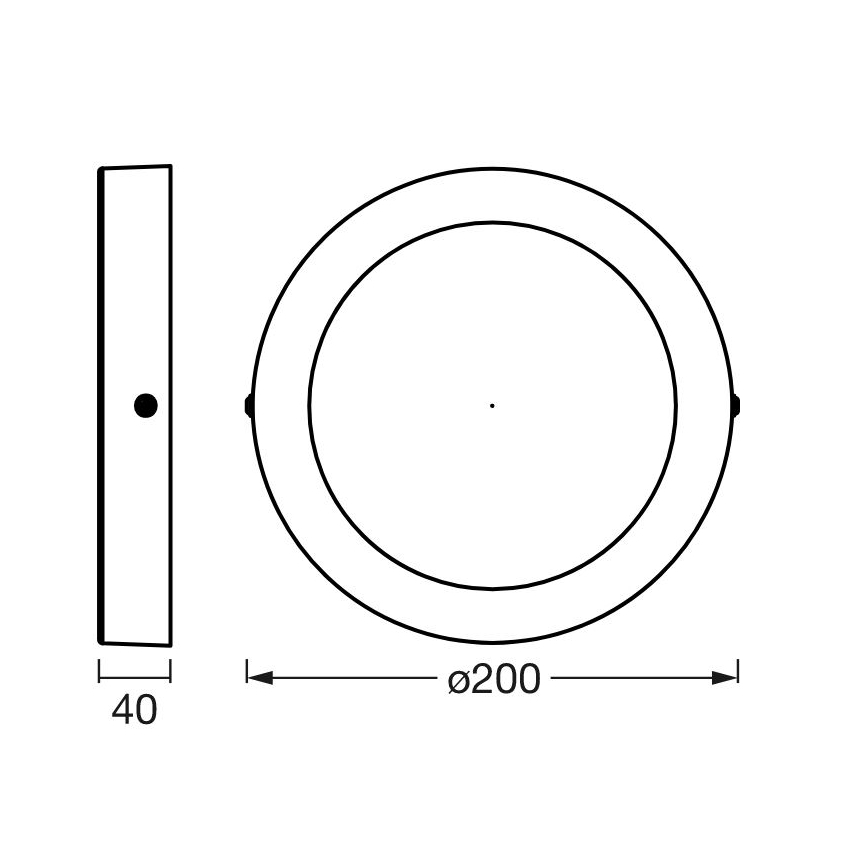 Ledvance - LED Dimbar taklampa ORBIS LED/12W/230V 3000-6500K Wi-Fi