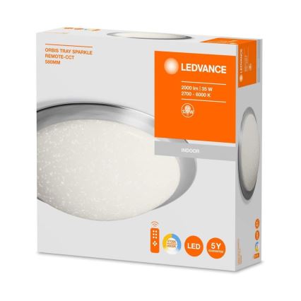 Ledvance - LED Dimbar taklampa ORBIS SPARKLE LED/35W/230V 2700-6500 + fjärrkontroll