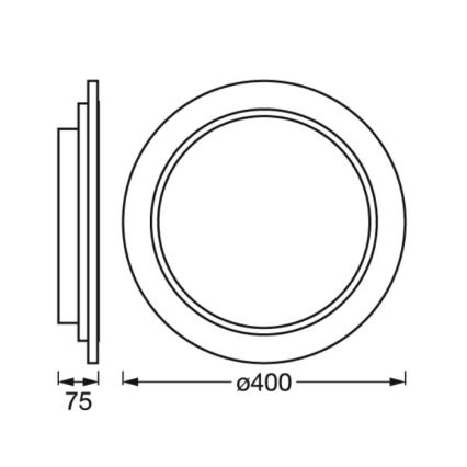 Ledvance - LED Dimbar taklampa SMART+ ORBIS WOOD LED/24W/230V 2700-6500K ek Wi-Fi