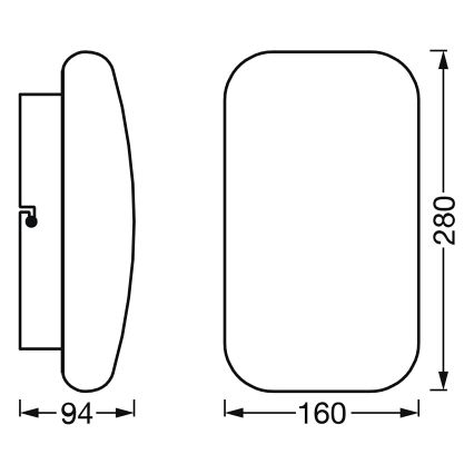 Ledvance - LED ljusreglerad badrumslampa  SMART+ AQUA LED/12W/230V 3000-6500K IP44 Wi-Fi