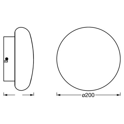 Ledvance - LED ljusreglerad badrumslampa  SMART+ AQUA LED/12W/230V 3000-6500K IP44 Wi-Fi