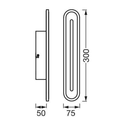 Ledvance - LED ljusreglerad badrumslampa  SMART+ BATH LED/13W/230V 3000-6500K IP44 Wi-Fi