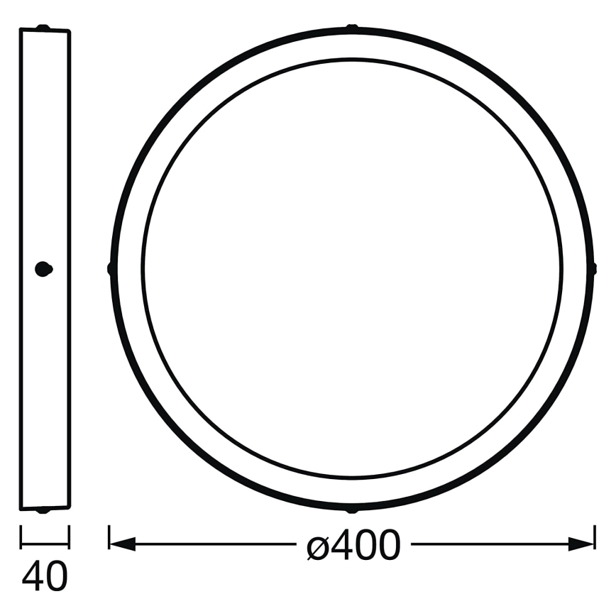 Ledvance - LED ljusreglerad taklampa  SMART+ downlight LED/22W/230V 3000-6500K Wi-Fi