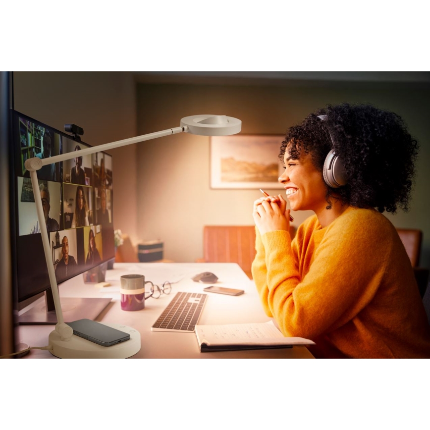 Ledvance - LED ljusreglerad bordslampa touch SUN@HOME LED/20W/230V 2200-5000K CRI 95 Wi-Fi