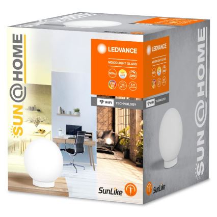 Ledvance - LED Dimbar bordslampa SUN@HOME LED/8,5W/230V 2200-5000K CRI 95 Wi-Fi