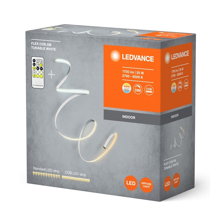 Ledvance - LED ljusreglerad list FLEX COB 5m LED/35W/230V 2700-6500K + fjärrkontroll