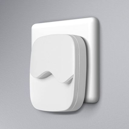 Ledvance - LED nattlampa med sensor och kontakt LUNETTA LED/0,5W/230V 3000K