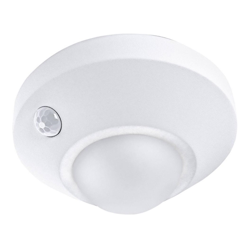 Ledvance - LED Orienteringslampa med sensor NIGHTLUX LED/1,7W/3xAA 4000K