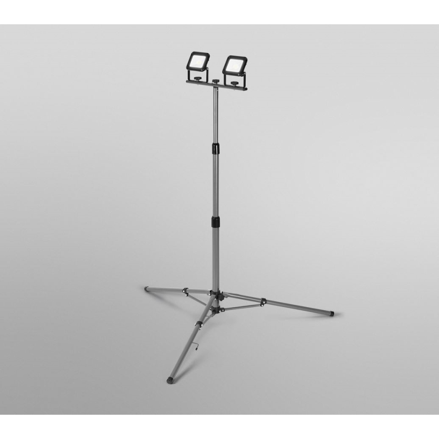 Ledvance - LED Utomhusstrålkastare med stativ WORKLIGHT TRIPOD 2xLED/10W/230V 6500K IP65