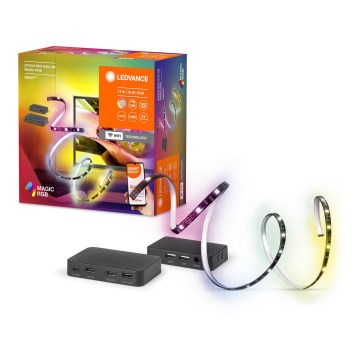 Ledvance - LED RGB dimbar ljusslinga för TV SYNCH BOX FLEX SMART+ MAGIC 4,5m LED/18W/230V Wi-Fi