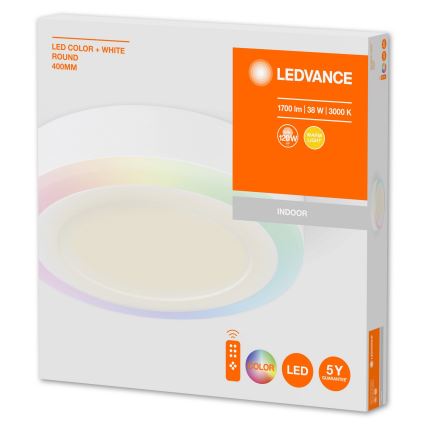 Ledvance - LED RGB dimbar taklampa LED/38W/230V + fjärrkontroll