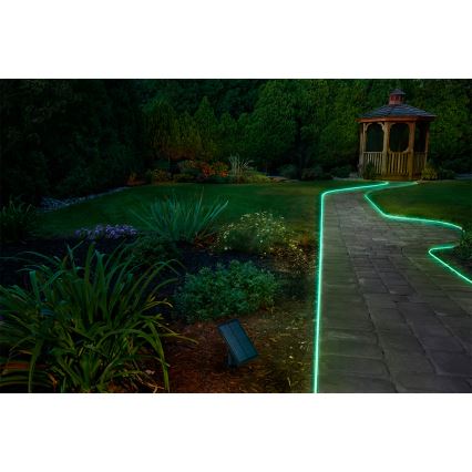 Ledvance - LED RGB dimbar solcellsdriven FLEX MAGIC 3m LED/1,2W/5V IP44 + fjärrkontroll