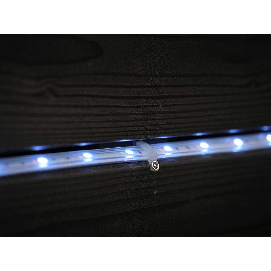 Ledvance - LED RGB dimbar solcellsdriven FLEX MAGIC 3m LED/1,2W/5V IP44 + fjärrkontroll