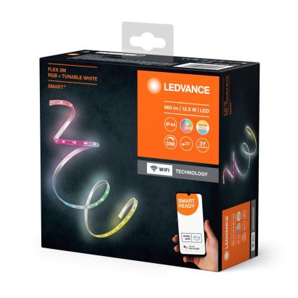 Ledvance - LED RGB+TW Ljusreglerad utomhus list FLEX 3m LED/12,5W/230V 2700-6500K IP44 Wi-Fi