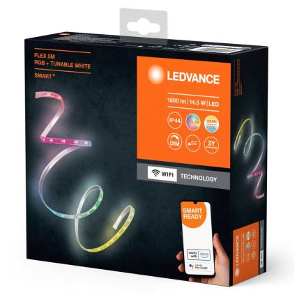 Ledvance - LED RGB+TW Ljusreglerad utomhus list FLEX 5m LED/14,5W/230V 2700-6500K IP44 Wi-Fi