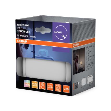 Ledvance - LED RGBW beröringsstyrd barnnattlampa TOUCH LED/2,5W/5V