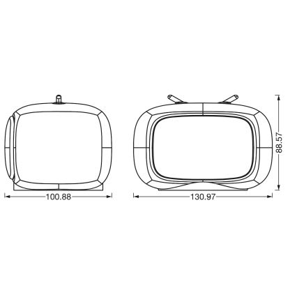 Ledvance - LED RGBW beröringsstyrd barnnattlampa TOUCH LED/2,5W/5V