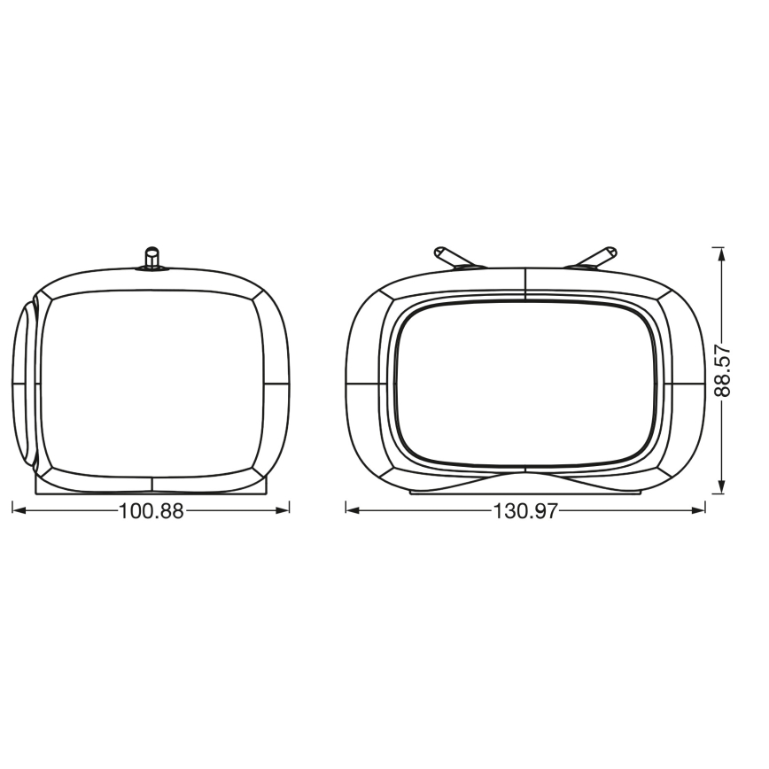 Ledvance - LED RGBW beröringsstyrd barnnattlampa TOUCH LED/2,5W/5V