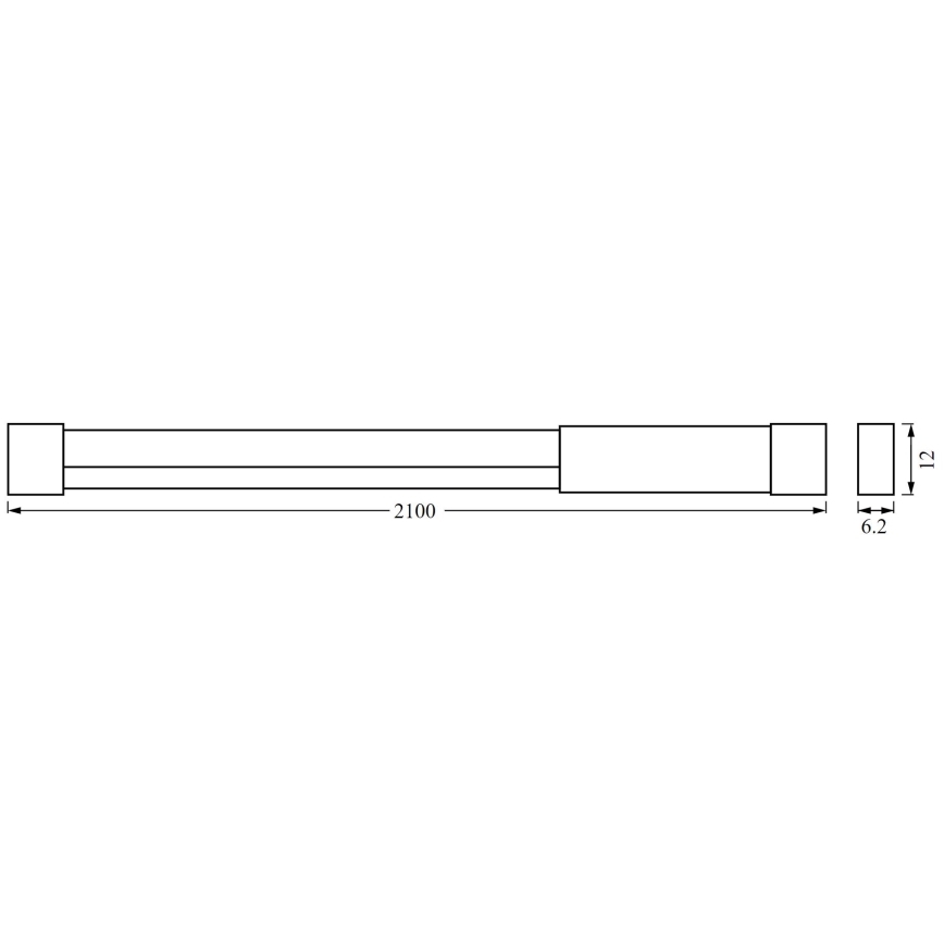 Ledvance - LED RGBW Dimbar LED-remsa NEON FLEX 2,1m LED/4W/5V + fjärrkontroll