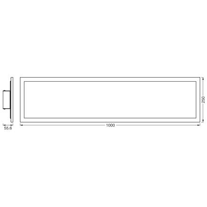 Ledvance - LED RGBW dimmbar panel SMART+ PLANON LED/30W/230V 3000-6500K Wi-Fi 100x25 cm + fjärrkontroll