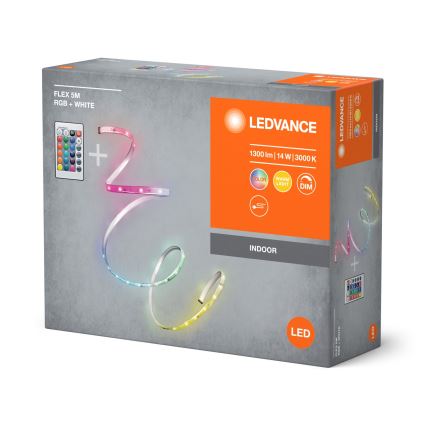 Ledvance - LED RGBW dimbar remsa FLEX 5m LED/14W/230V + fjärrkontroll