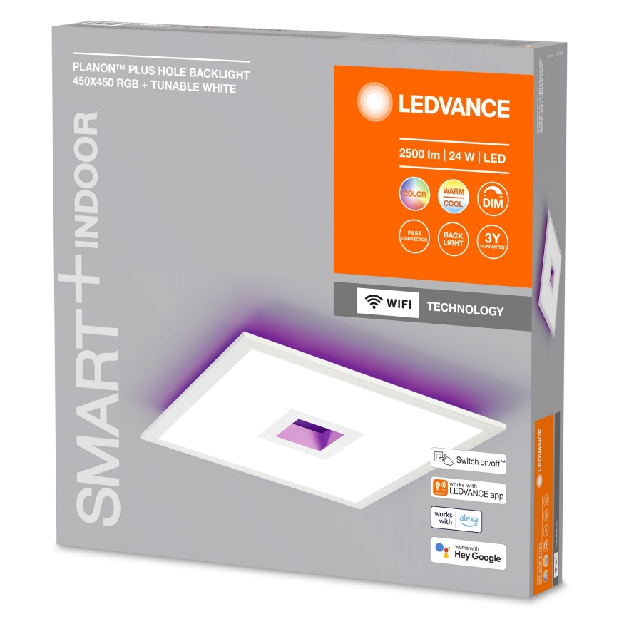 Ledvance - LED RGBW Dimbar taklampa SMART+ PLANON LED/24W/230V 2700-6500K Wi-Fi