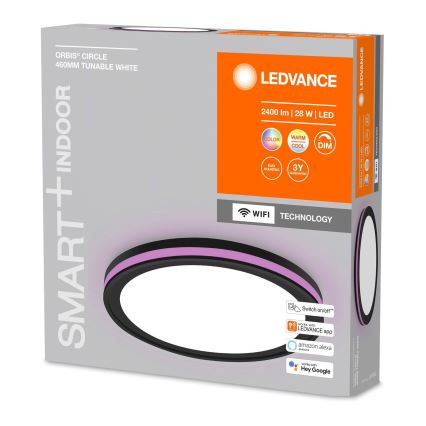 Ledvance - LED RGBW ljusreglerad taklampa  SMART+ CIRCLE LED/28W/230V 3000-6500K Wi-Fi