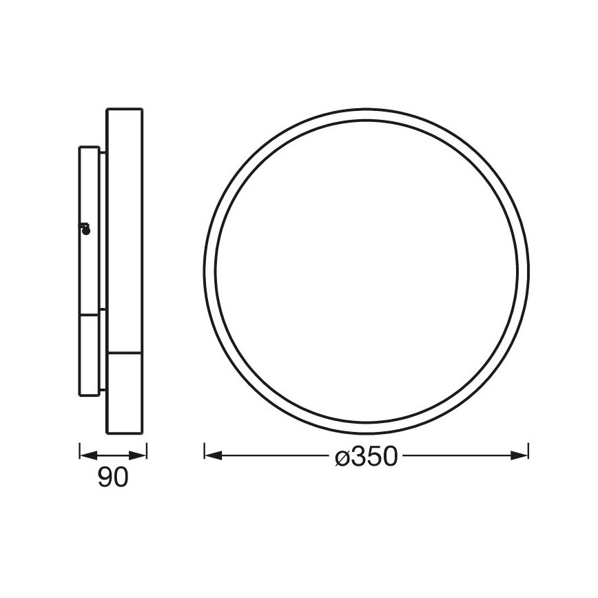 Ledvance - LED RGBW ljusreglerad taklampa  SMART+ ORBIS LED/28W/230V 3000-6500K Wi-Fi