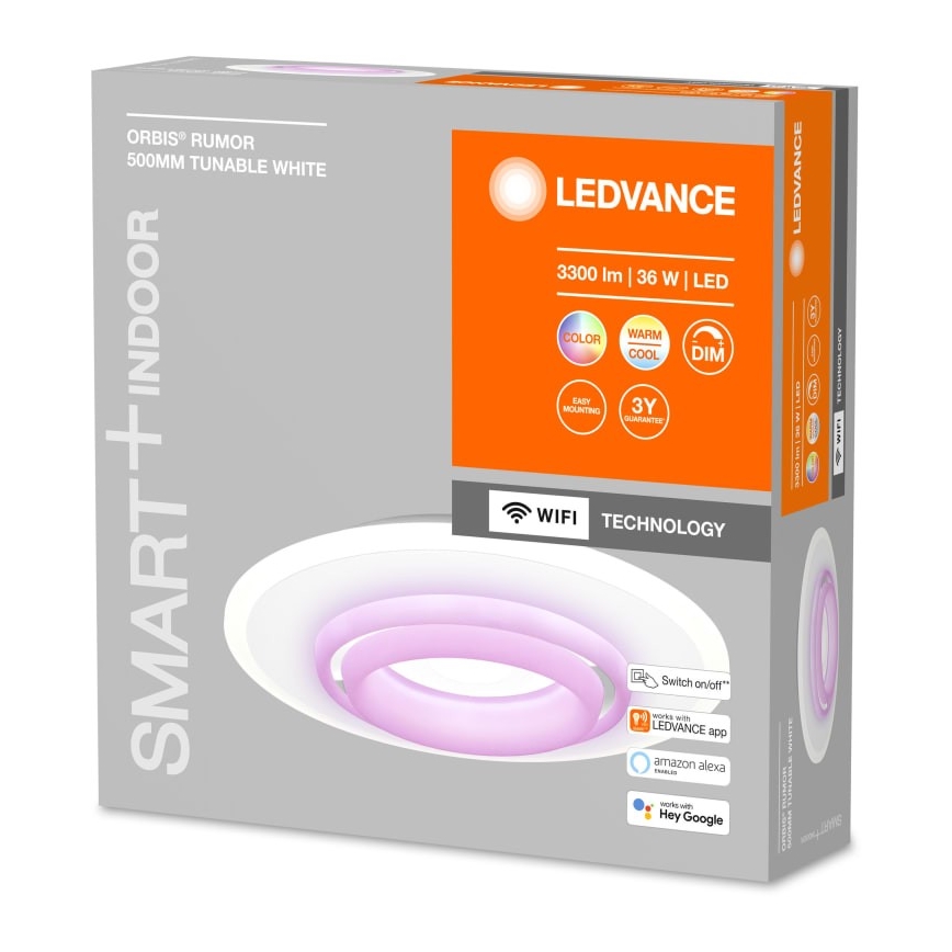 Ledvance - LED RGBW ljusreglerad taklampa  SMART+ ORBIS LED/32W/230V Wi-Fi