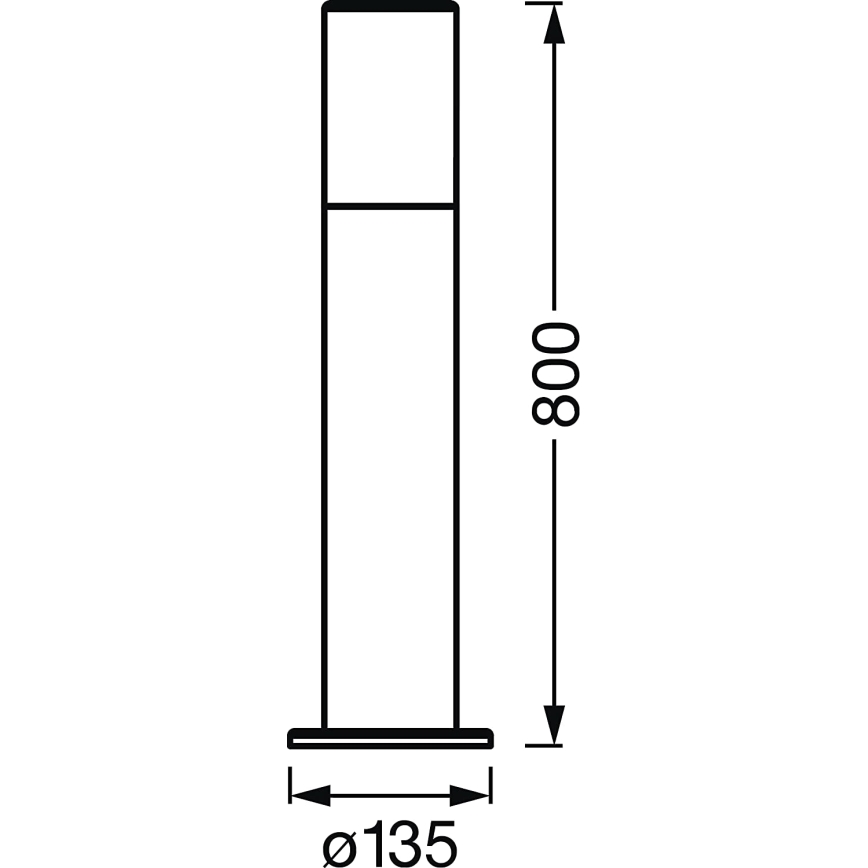 Ledvance - LED RGBW ljusreglerad  venkovní lampa SMART+ PIPE LED/10W/230V Wi-Fi IP44