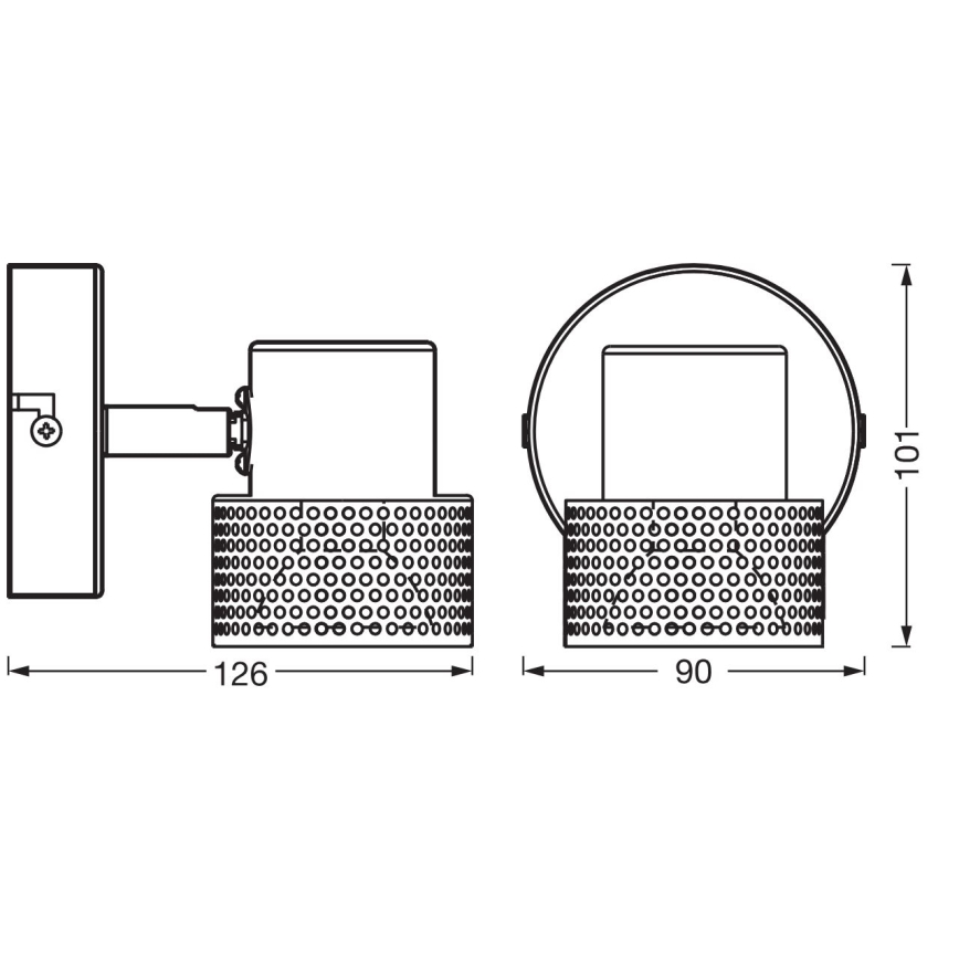 Ledvance - LED Spotlampa DECOR CORK 1xGU10/3,4W/230V