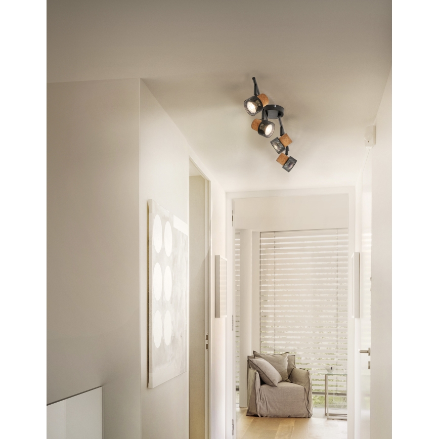 Ledvance - LED Spotlampa DECOR CORK 4xGU10/3,4W/230V