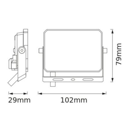 Ledvance - LED-strålkastare FLOODLIGHT LED/10W/230V 4000K IP65