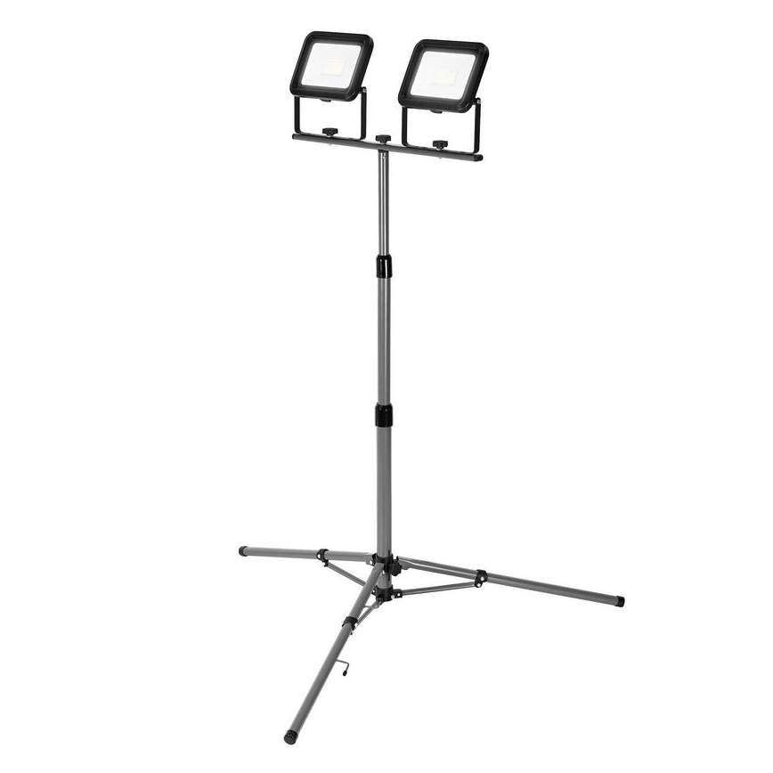 Ledvance - LED strålkastare för utomhusbruk med hållare WORKLIGHT TRIPOD 2xLED/30W/230V 6500K IP65